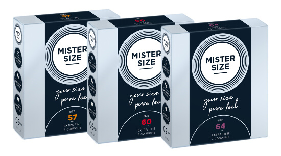 MISTER SIZE Trial Set 57-60-64 (3x3 óvszer)