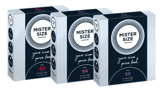MISTER SIZE Trial Set 60-64-69 (3x3 óvszer)
